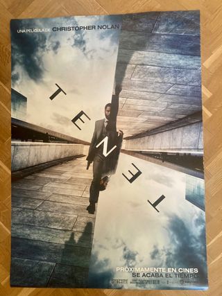Poster cine TENET. Christopher Nolan