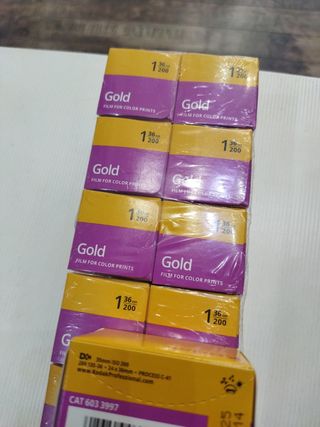 Carretes Kodak gold 200