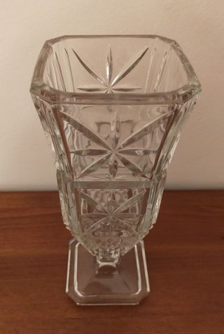 Floreros de cristal vintage