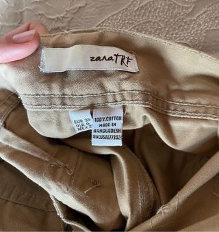 Pantalón de pinza beige nuevo