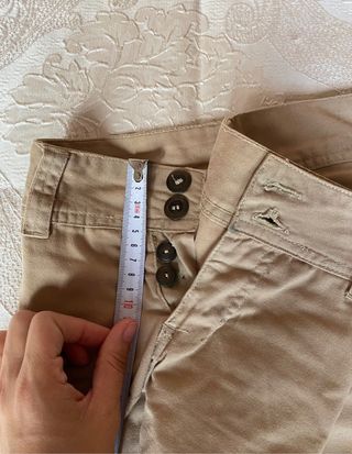 Pantalón de pinza beige nuevo
