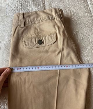 Pantalón de pinza beige nuevo