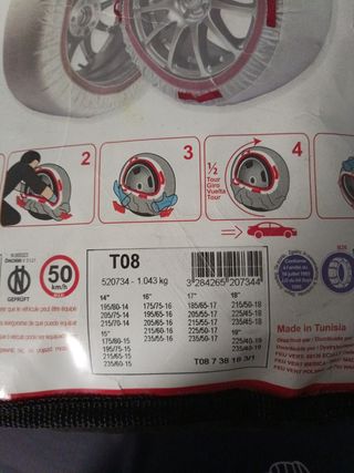 Funda ruedas coche antideslizante