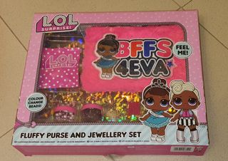 L.O.L. Surprise Fluffy Purse and Jewellery