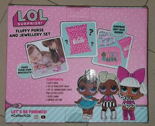 L.O.L. Surprise Fluffy Purse and Jewellery