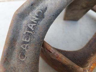 Antigua pareja de yunques o bigornias de zapatero