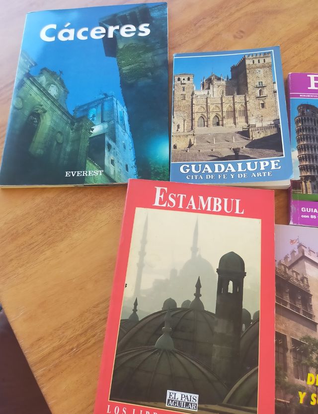 13 guías vintage de viaje variadas