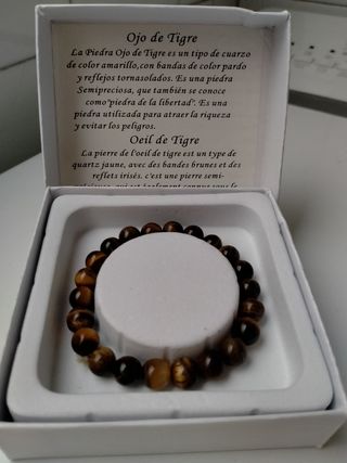 Pulsera y anillo ojo de tigre