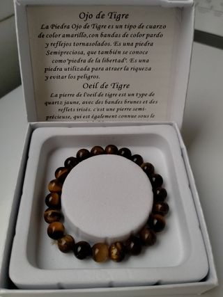 Pulsera y anillo ojo de tigre