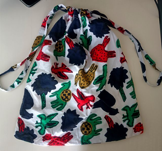 Bolsita tela dinosaurios