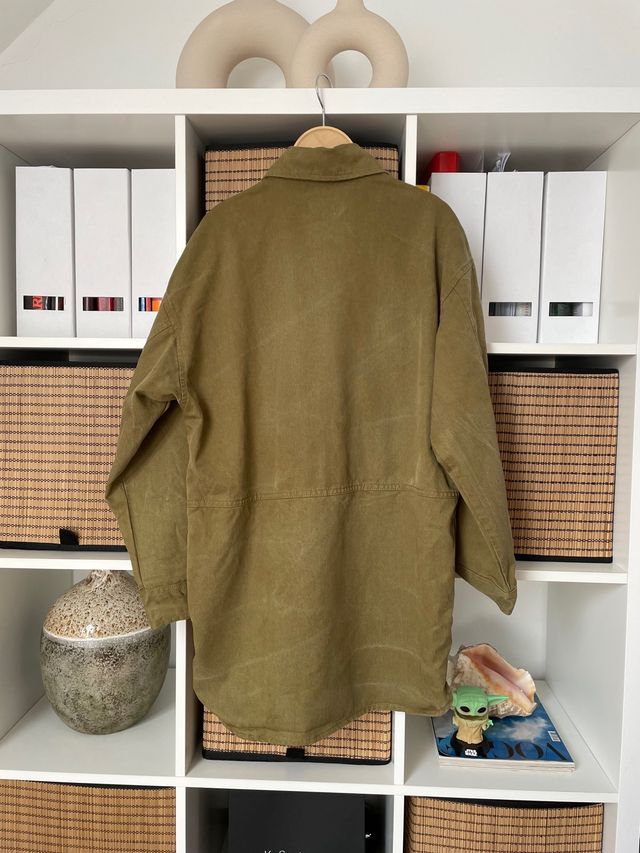 Vestido camisero cargo