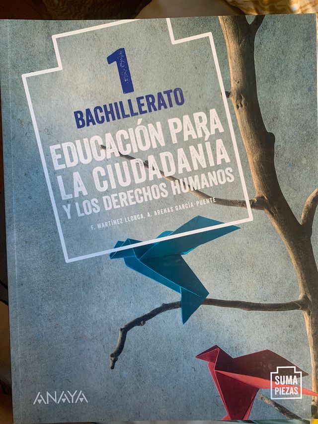 Libro educacion para la ciudadania 1 Bachillerato