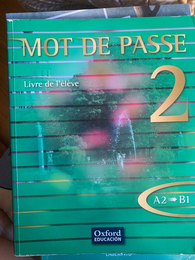 Mot de passe 2, libre de eleve, Oxford