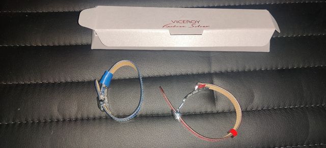 Pulsera de cuero e inoxidable VICEROY