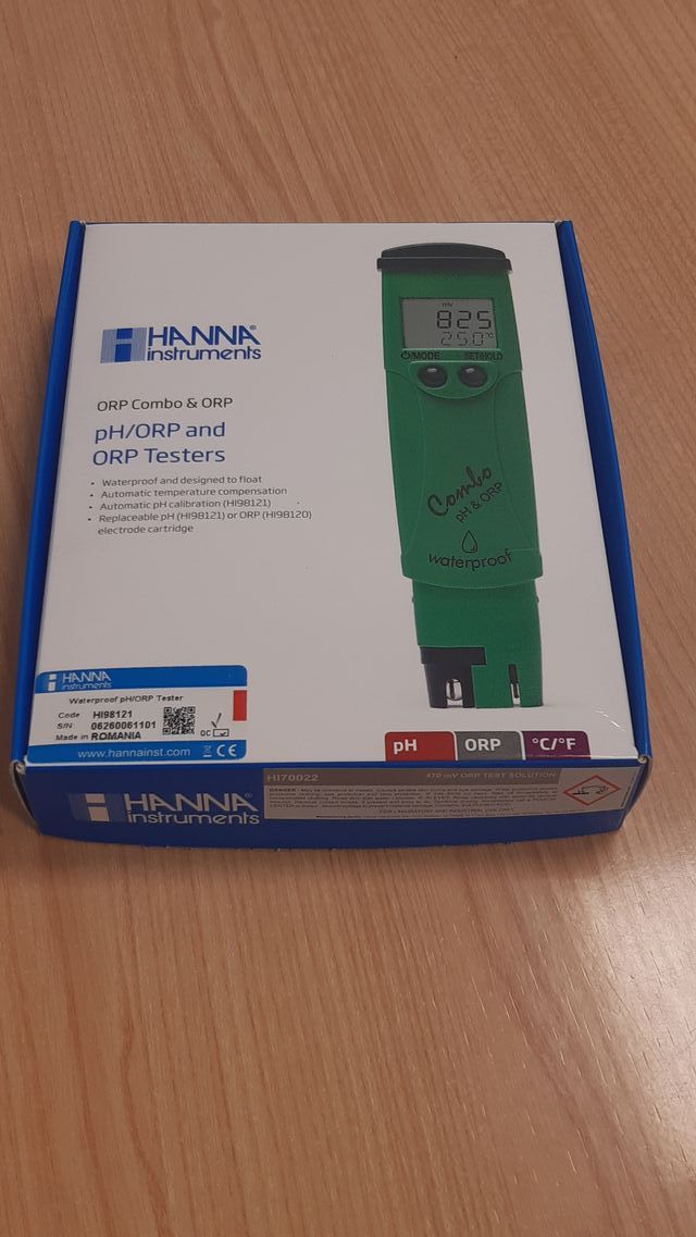 TESTER DE BOLSILLO PH/RX/TEMP HI98121 HANNA