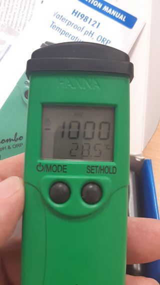 TESTER DE BOLSILLO PH/RX/TEMP HI98121 HANNA