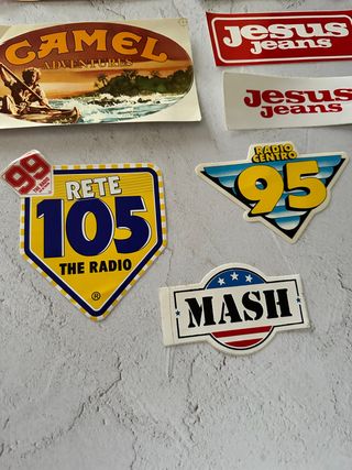 Adesivi Vintage 1970-2000 (prezzo unitario)
