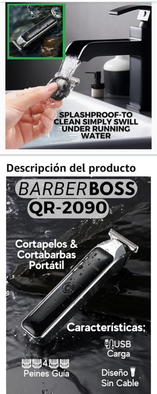 Recortadora cortapelos barba