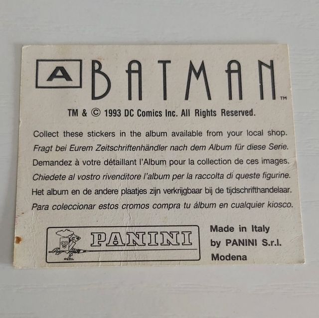 Figurina Batman Dc Comics 1993