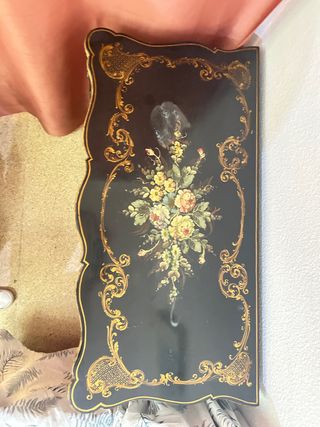 RELOJ ANTIGUO + MESA