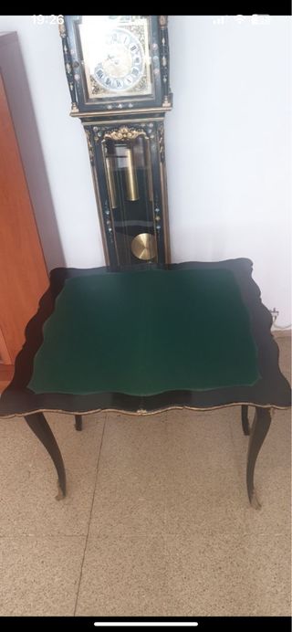 RELOJ ANTIGUO + MESA