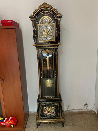 RELOJ ANTIGUO + MESA