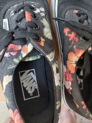 Zapatillas Vans flores