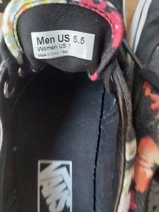 Zapatillas Vans flores