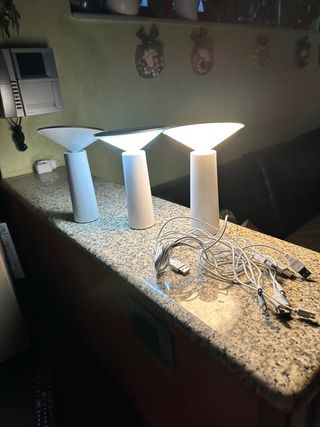 5 lampade da appoggio ricaricabili a led