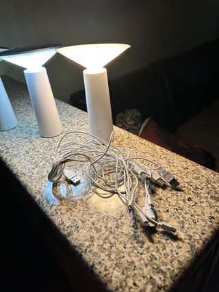 5 lampade da appoggio ricaricabili a led