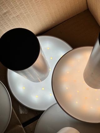 5 lampade da appoggio ricaricabili a led