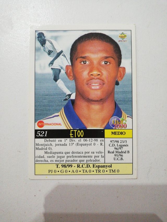Cromo Etoo Rookie
