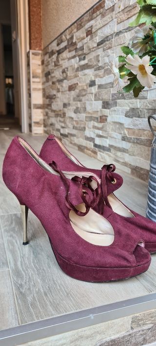 Lote de 2 zapatos de tacon