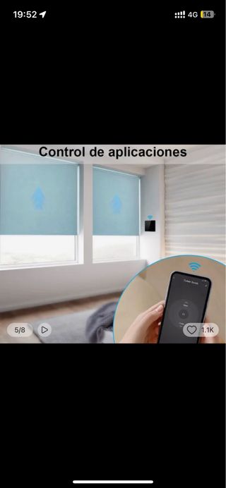 Interruptor WiFi de persiana o toldo