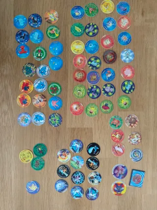 Tazos Pokémon - Venda à unidade ou conjunto