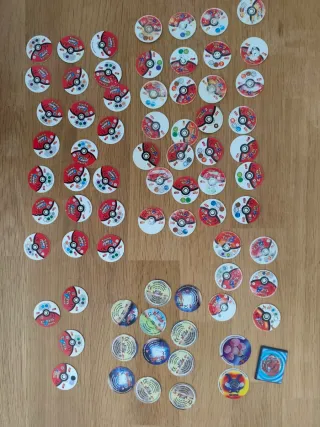 Tazos Pokémon - Venda à unidade ou conjunto