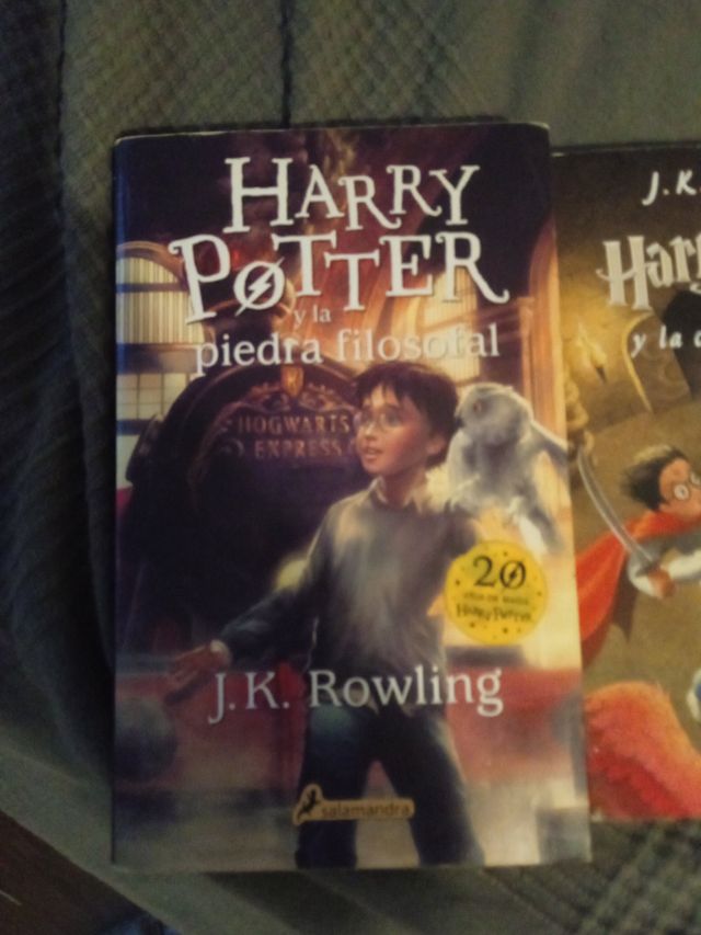 libros 1,2,3,4,5,7 de la saga Harry Potter