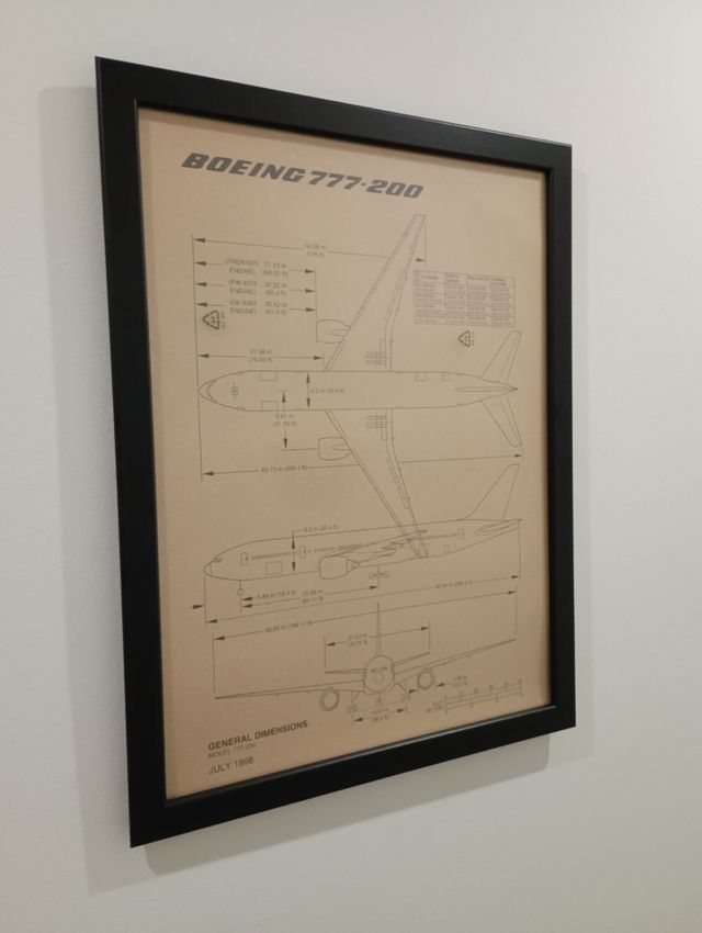 Cuadro Boeing 777-200