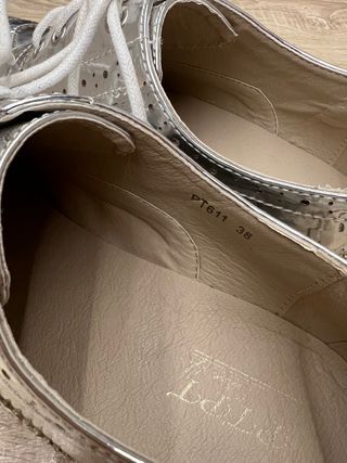 Zapatos de color metalico para mujer