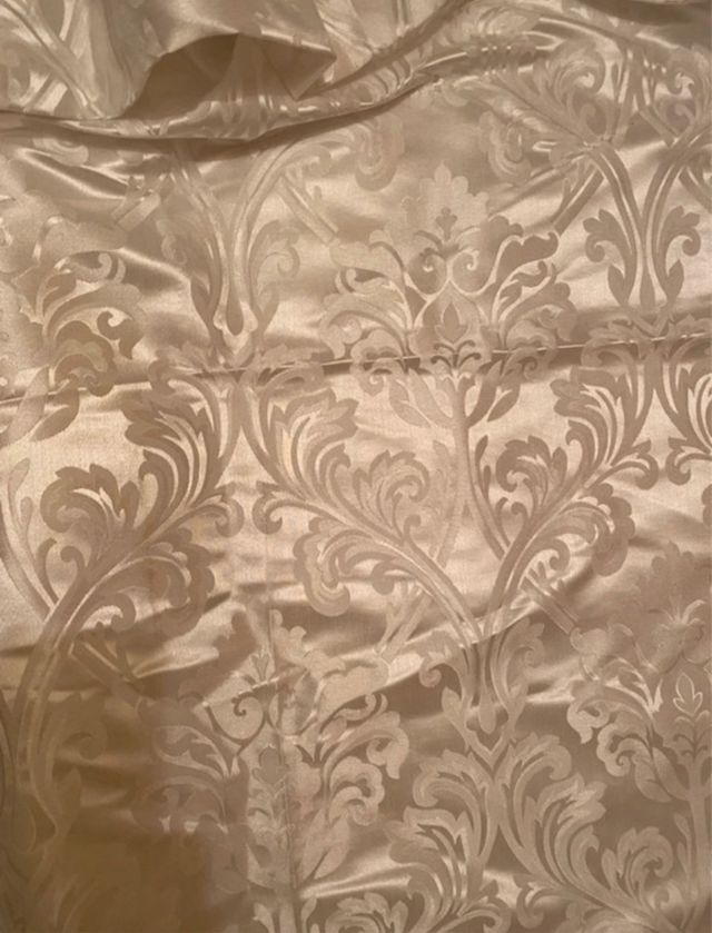 cortinas blancas de jackard