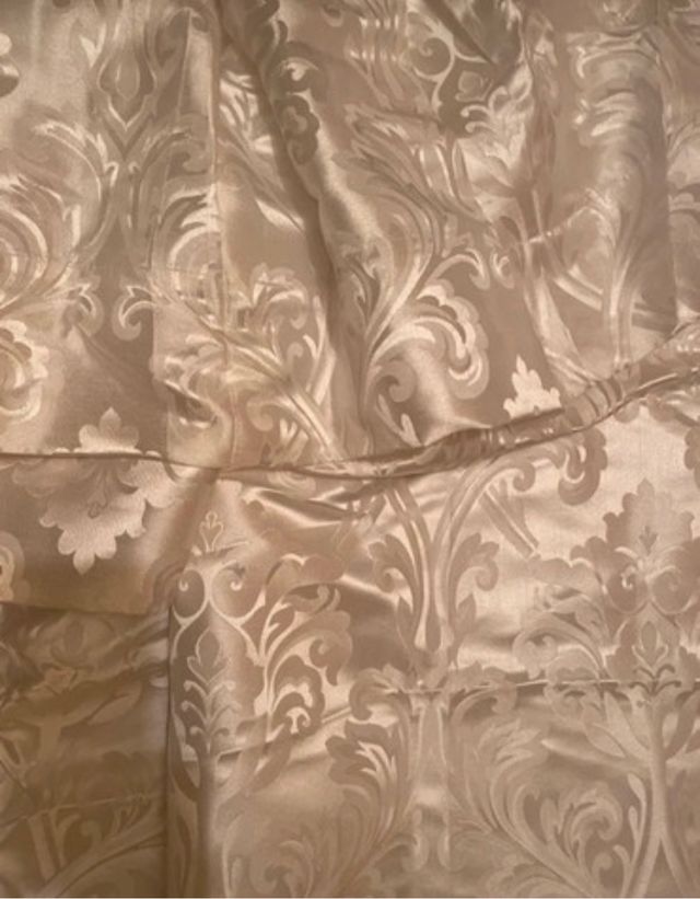 cortinas blancas de jackard