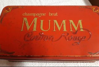 Scatola latta Champagne Mumm