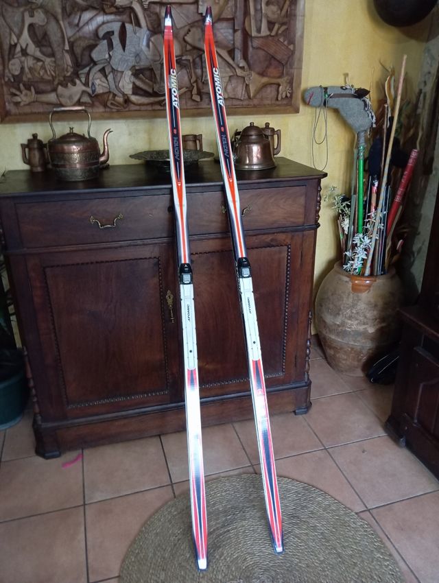 Esquís, botas y palos