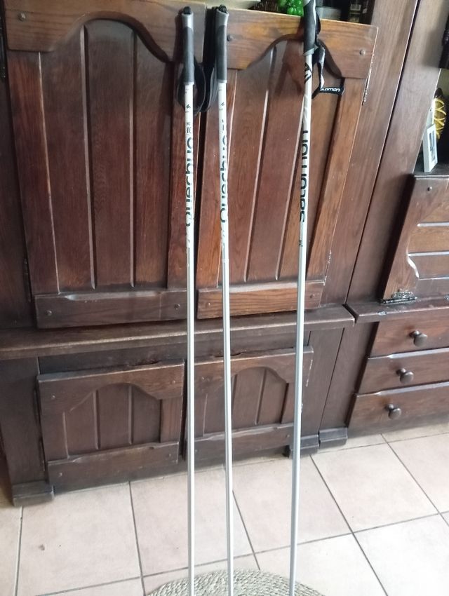 Esquís, botas y palos