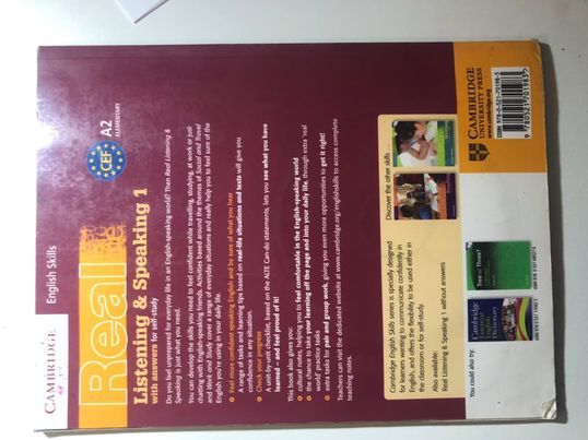 Libro real 1, inglés, editorial Cambridge