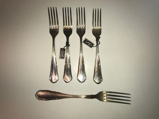 CUBIERTOS PLAQUE DE PLATA BAGUES MASRIERA M.ROYAL