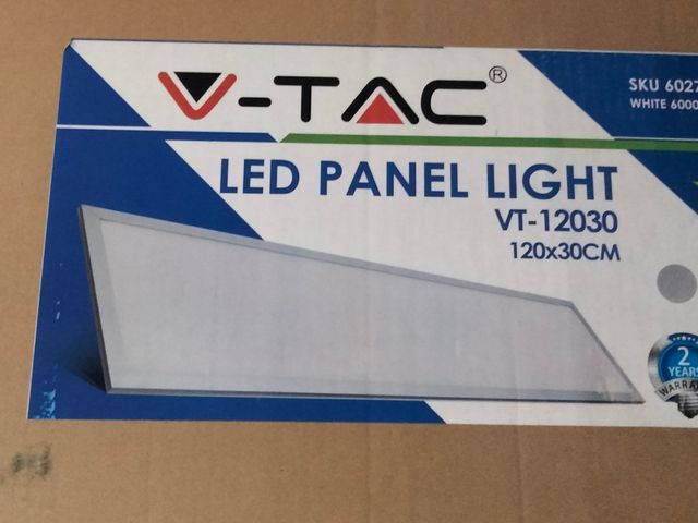 PANNELLO LED SOSPENSIONE INCASSO 120x30 45W 4500K