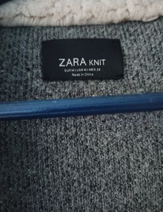 Abrigo lana con borreguillo (Zara)