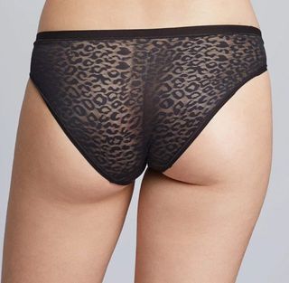 Conjunto Animal Print de Sujetador Copa C + Braga