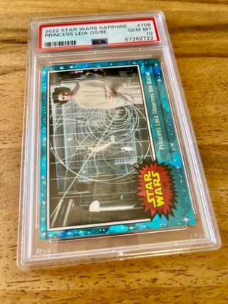 💫 Cromo Princesa Leia #108 👉 PSA 10